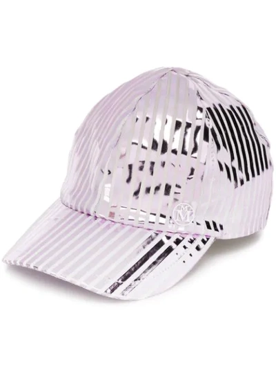 Maison Michel Tiger Baseball Cap - White