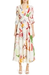 Cult Gaia Willow Eyelet Maxi Dress In Ruby Multi