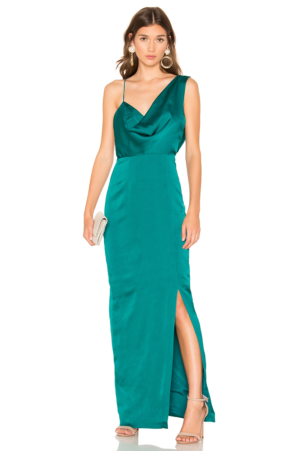 Keepsake Sidelines Gown In Emerald | ModeSens