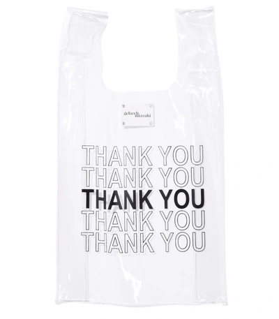 Gelareh Mizrahi Thank You Bodega Bag In Clear In White
