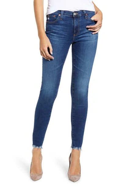 Ag The Farrah High Waist Ankle Skinny Jeans In 4 Years Deep Willows
