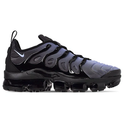 Nike Air Vapormax Plus Running Shoes In Black/aluminum