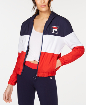 fila red white and blue jacket