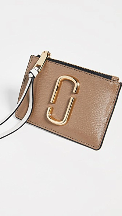 Marc Jacobs Snapshot Top Zip Multi Wallet In French Grey Multi ModeSens