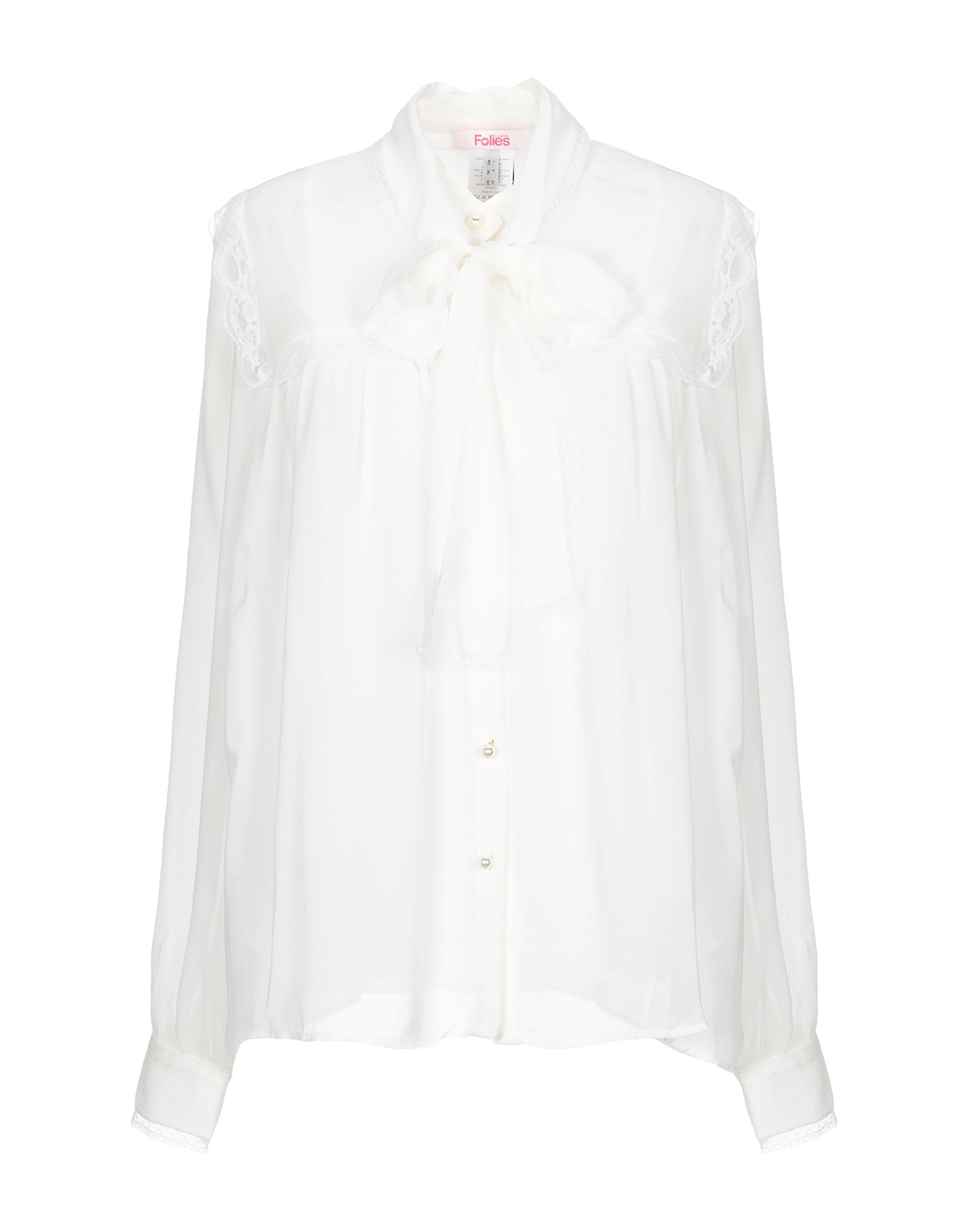 Blugirl Folies Lace Shirts & Blouses In Ivory | ModeSens