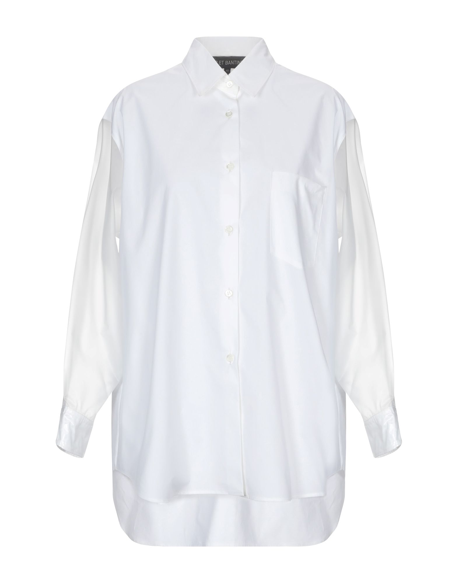 Ter Et Bantine Solid Color Shirts & Blouses In White | ModeSens