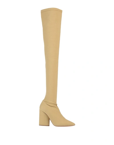 Yeezy Boots In Light Yellow