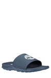 Timberland Fells Slide Sandal In Navy Nubuck