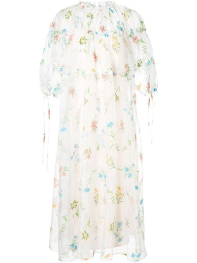 Rejina Pyo Floral Summer Dress In White