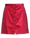 Pinko Mini Skirts In Red