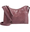 Frye Melissa Leather Crossbody Bag - Pink In Lilac