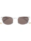 Moscot Clear Frame Sunglasses In White