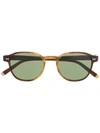 Moscot Round Frame Sunglasses In Brown