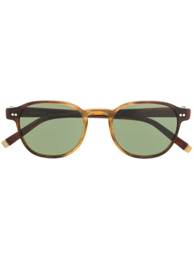 Moscot Round Frame Sunglasses In Brown