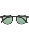Moscot Round Frame Sunglasses In 黑色