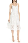 Ted Baker Valens Lace Midi Dress In White