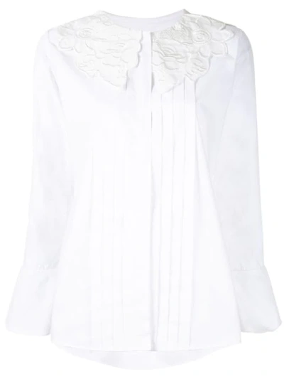 Bambah Preppy Blouse In White