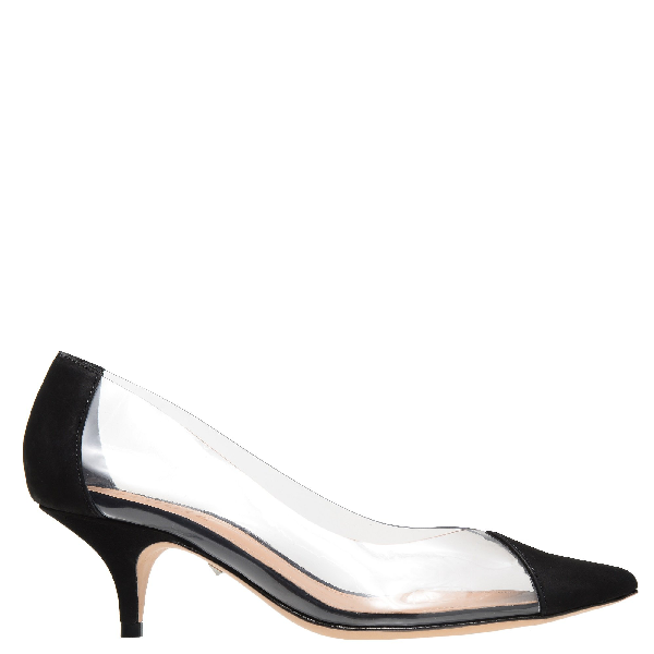 cyou clear pointy toe pump