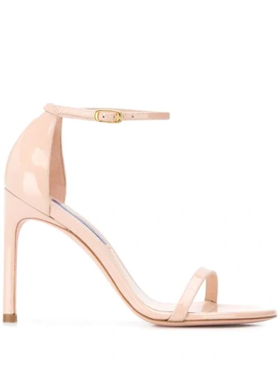 Stuart Weitzman Stiletto Sandals In Pink