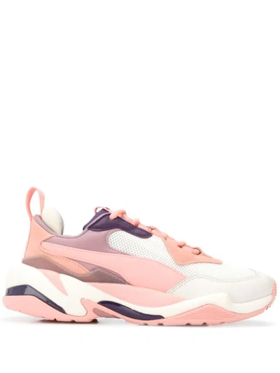 Puma Rose Leather Thunder Spectra Sneakers In Marshmallow