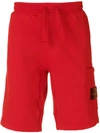 Stone Island Casual Bermuda Shorts In Red