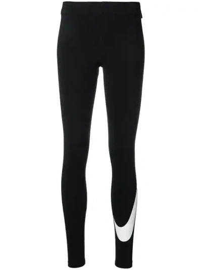Nike Black Logo Leggings