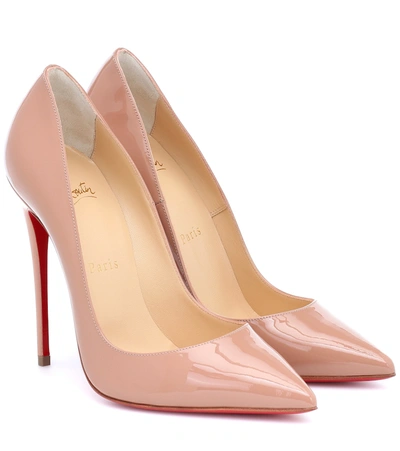 Christian Louboutin So Kate 120 Patent Leather Pumps In Pink