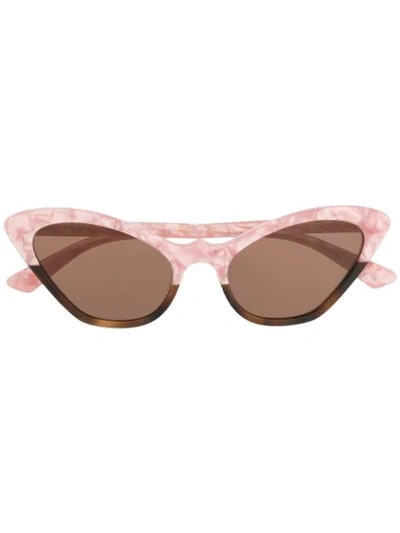 Mcq By Alexander Mcqueen Cat-eye Frame Sunglasses In Pink