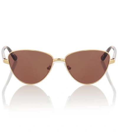 Balenciaga Cat-eye Sunglasses In Brown