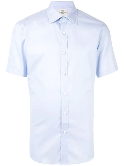 Kent & Curwen Classic Ss Shirt In Blue