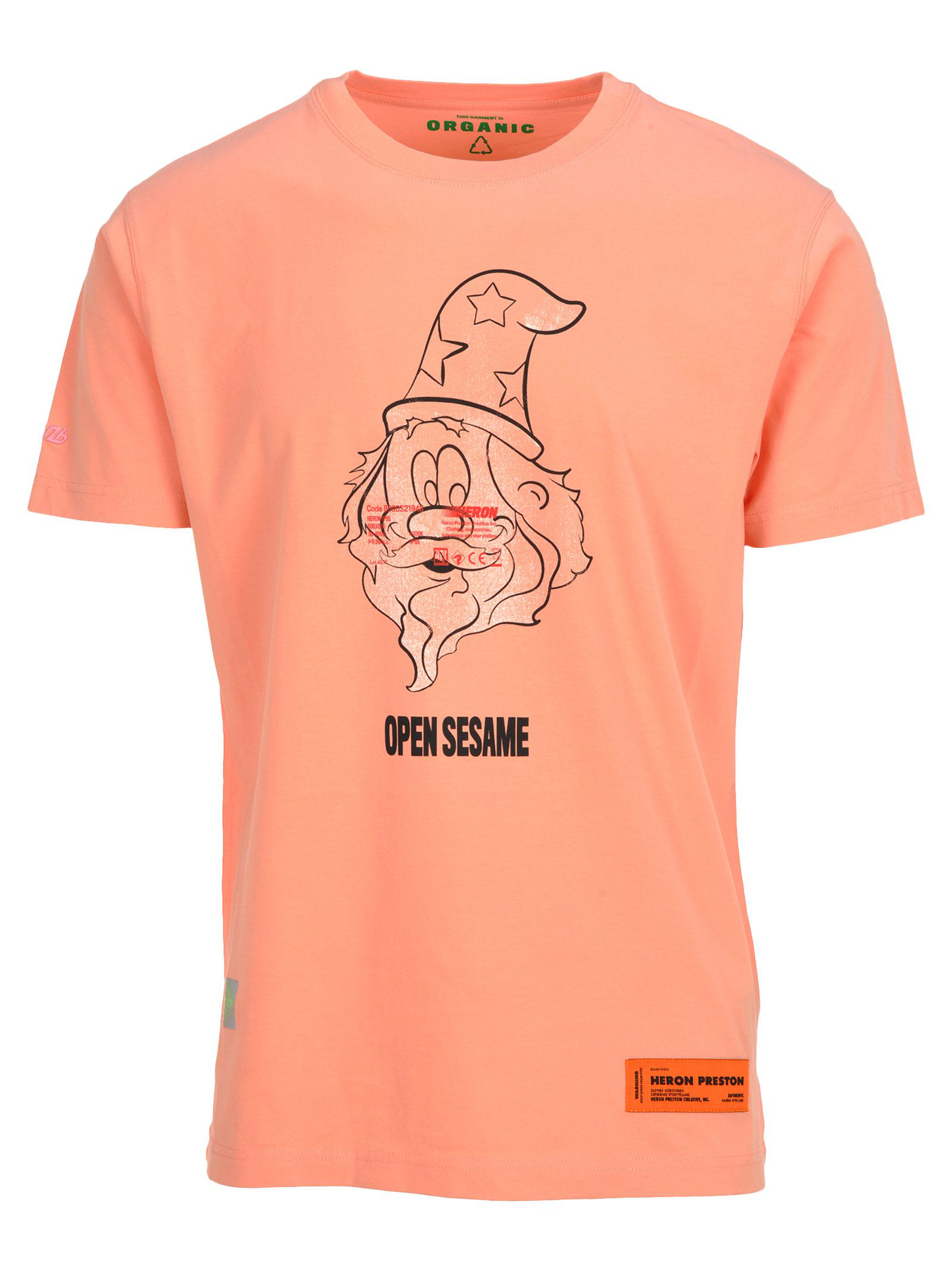 heron preston t shirt pink