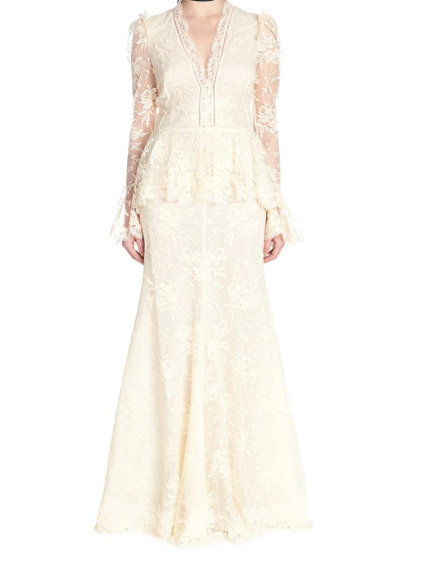 alexander mcqueen white lace dress