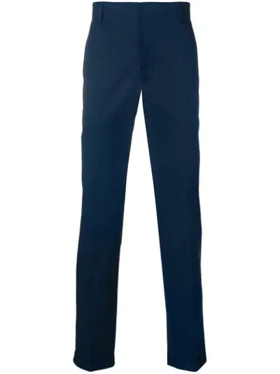 Prada Slim-fit Trousers In Blue