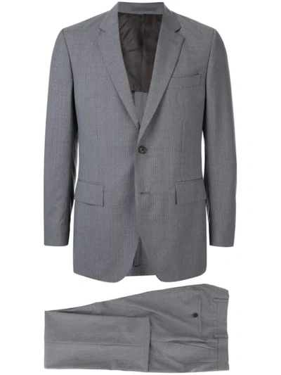 Gieves & Hawkes Pinstripe Suit In Grey