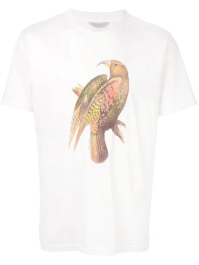 Gieves & Hawkes T-shirt Mit Vogel-print In White