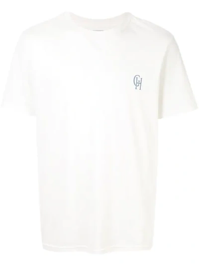 Gieves & Hawkes Logo Print T-shirt In White