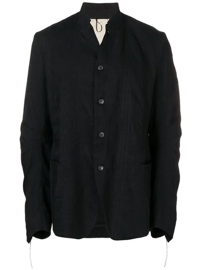 Masnada Jacquard Stripe Jacket In Black