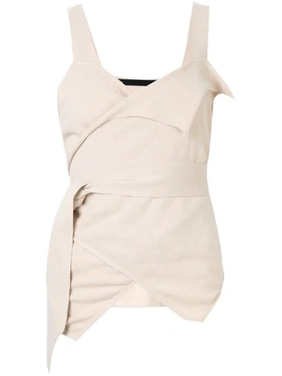 Muller Of Yoshiokubo Cache-coeur Knitted Cami In White