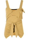 Muller Of Yoshiokubo Cache-coeur Knitted Cami - Yellow