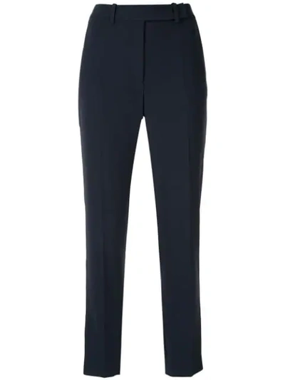 Paule Ka Slim-fit Tailored Trousers In Blue