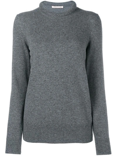 Christopher Kane Bolster Sweater In Grey