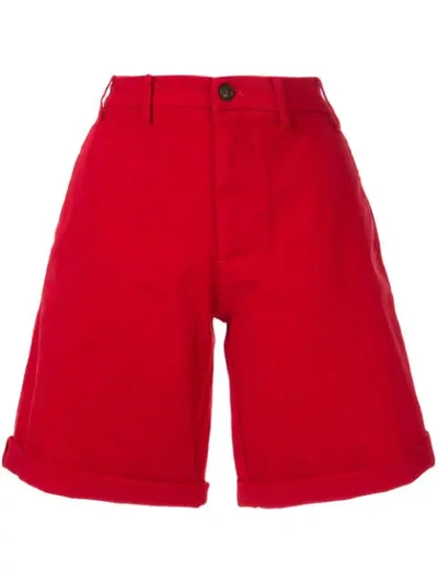N°21 Flared Shorts In Red