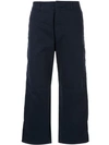 N°21 Flared Cropped Trousers In Blue