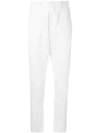 N°21 Straight Leg Trousers In White