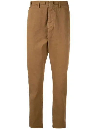 N°21 Straight Chinos In Brown
