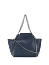 Stella Mccartney Falabella Reversible Tote In Blue