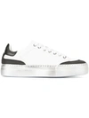 N°21 Metallic Sole Sneakers In White