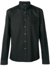 Balmain Classic Shirt In Black