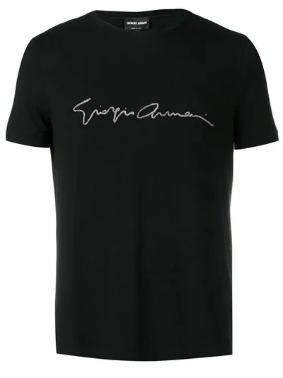 Giorgio Armani Black Logo T