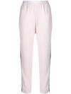 Zadig & Voltaire Logo Tape Track Pants In Pink